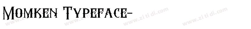 Momken Typeface字体转换